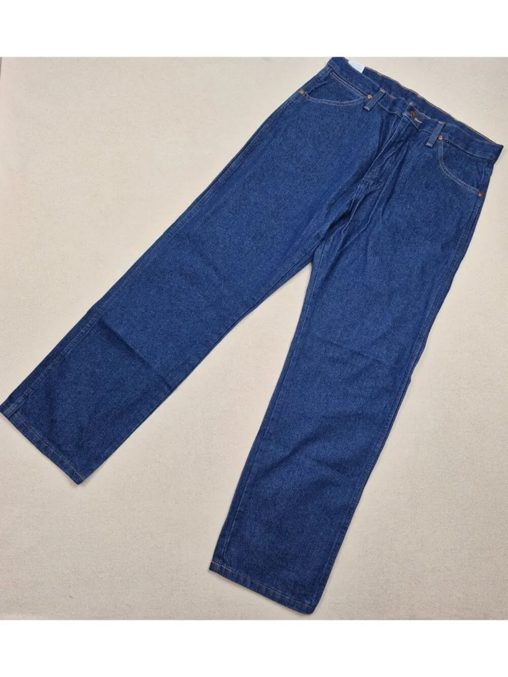 Wrangler Pro Rodeo Cowboy Cut Relaxed Wide Leg MWZ Blue Jeans Sz 33/30 NWT